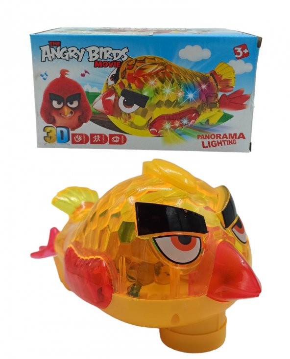Angry Birds Işıklı Sesli Çarpıp Dönen Kızgın Oyuncak Angy Birds