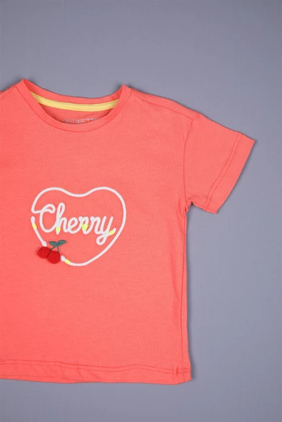 Cherry Tişört Tayt Kız Çocuk Takım 94067 - 3