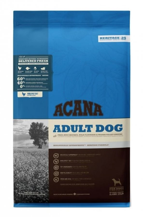 Acana Heritage Adult Köpek Maması 11,4 Kg