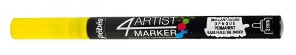 Pebeo 4Artist Oil Marker Yağlıboya Kalemi 2mm Yuvarlak Uç YELLOW