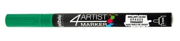 Pebeo 4Artist Oil Marker Yağlıboya Kalemi 2mm Yuvarlak Uç DARK GREEN