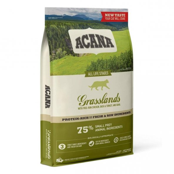 Acana Grasslands Ördekli Ve Tavuklu Tahılsız Kedi Maması 4,5  Kg - 3