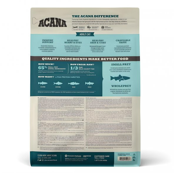Acana Bountiful Catch Kedi Maması 1,8 Kg - 3