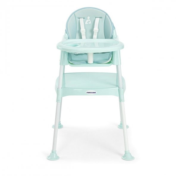 Wellgro Pretty 3in1 Çalışma Masalı Mama Sandalyesi, Mint - 2