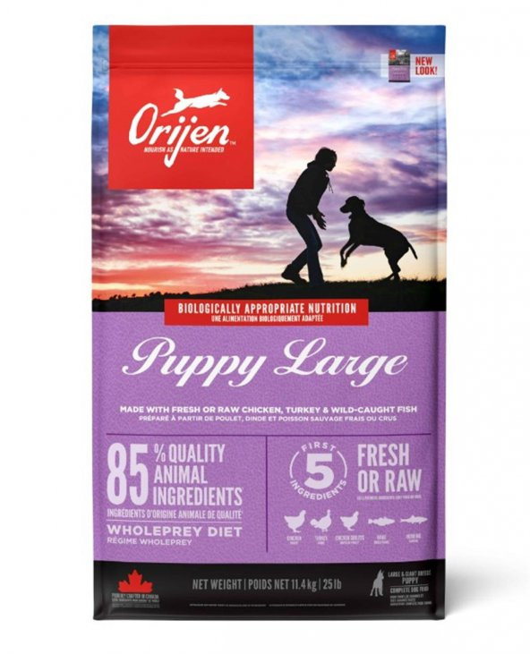 Orijen Dog Puppy Large Bred 11,4 Kg