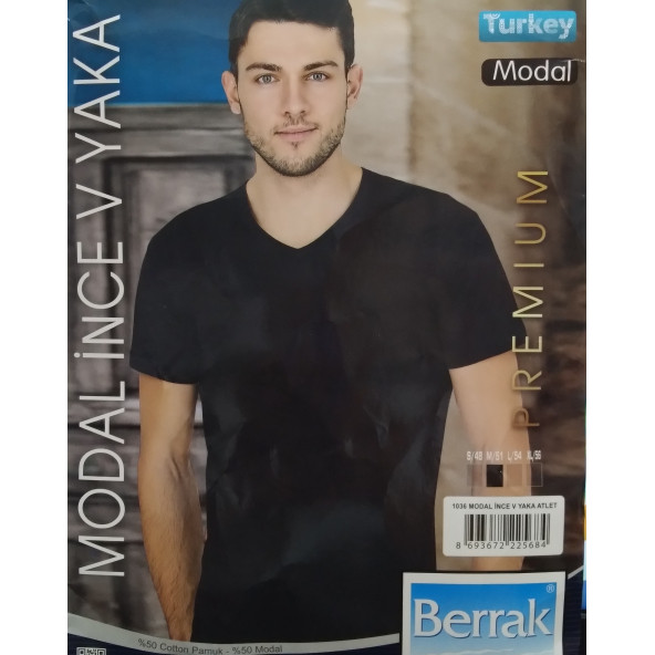 ERKEK MODAL İNCE V YAKA LARGE SİYAH TİŞÖRT