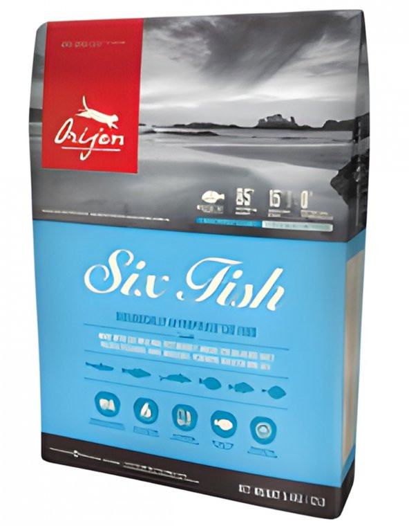 Orijen Six Fish Cat Balıklı Tahılsız Yetişkin Kedi Maması 5,4 Kg - 2