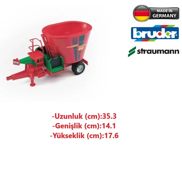Bruder Oyuncak Yem Karıştırma ve Dağıtma Makinası - 3