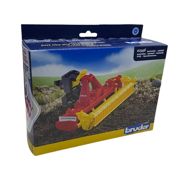 Bruder Pöttinger Lion 3002 Oyuncak Tırmık - 7