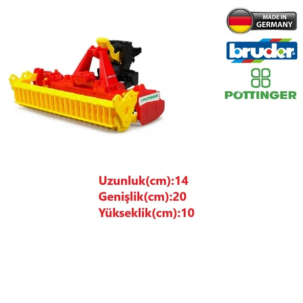Bruder Pöttinger Lion 3002 Oyuncak Tırmık - 2