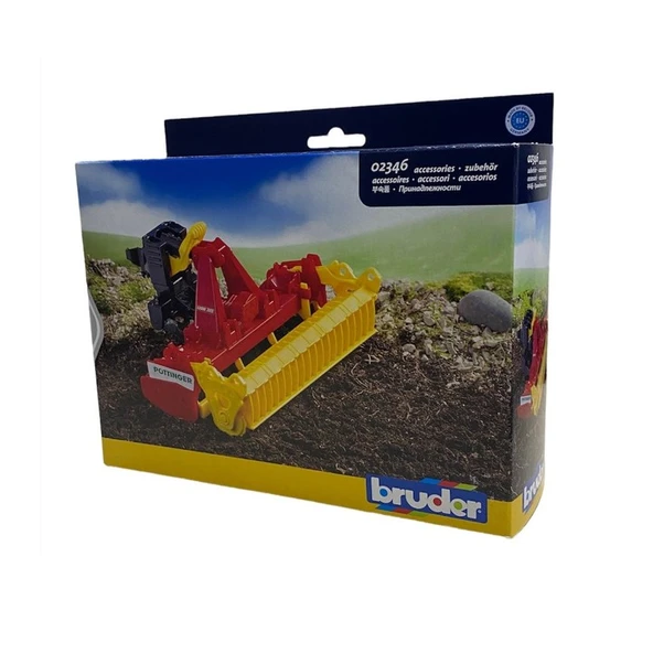 Bruder Pöttinger Lion 3002 Oyuncak Tırmık - 6