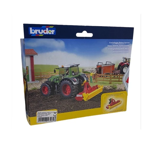 Bruder Pöttinger Lion 3002 Oyuncak Tırmık - 5