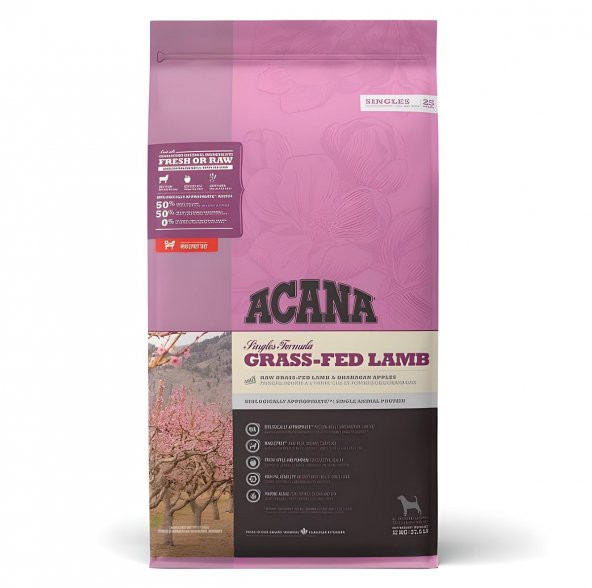 Acana Grass-Fed Lamb Dog Food 17 Kg