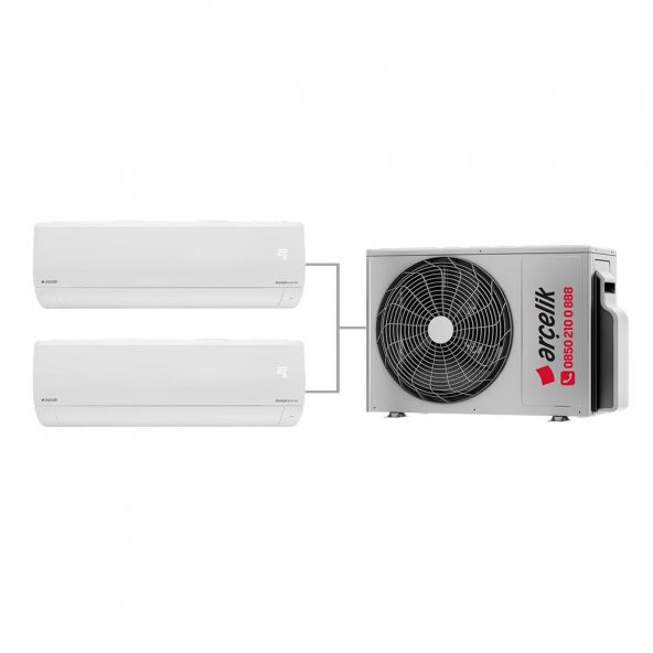 Arçelik Multi Sistem Duvar Tipi 2+1 İnverter 9+9 16000Btu Klima Zm16102-99 - 2