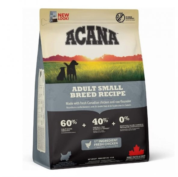 Acana Heritage Adult Small Breed Köpek Maması 2 Kg