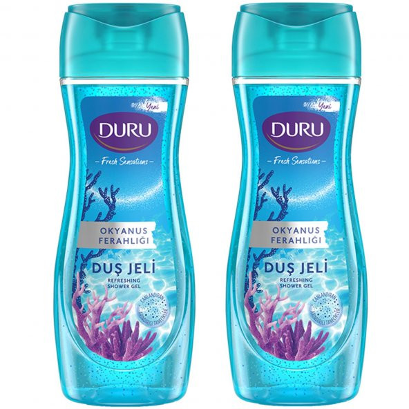 Duru Fresh Sensations Okyanus Ferahlığı Duş Jeli 650 ml 2 ADET