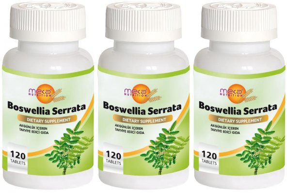 Meka Nutrition Akgünlük 3x120 Tablet Boswellia Serrata 740 Mg