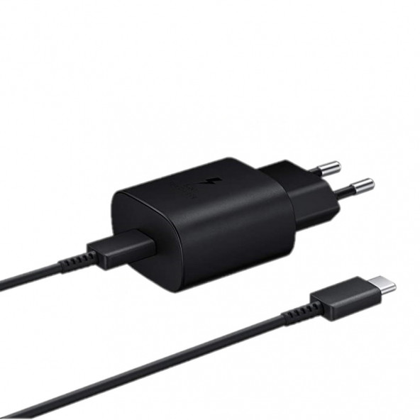 Samsung Hızlı Şarj Aleti, USB Type A (25W), Type C Kablo Dahil Huawei Xiaomi Oppo iPad Macbook Uyumlu - 6