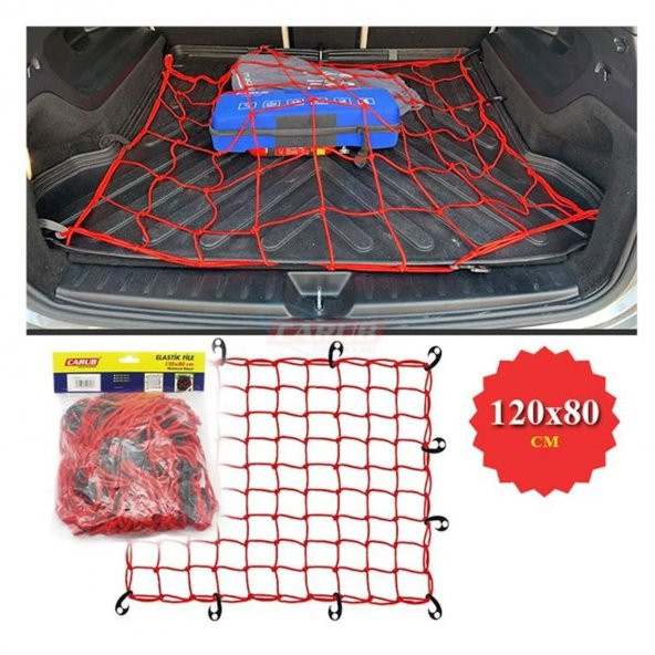 Elastik File 120 80 Cm Kırmızı - 1