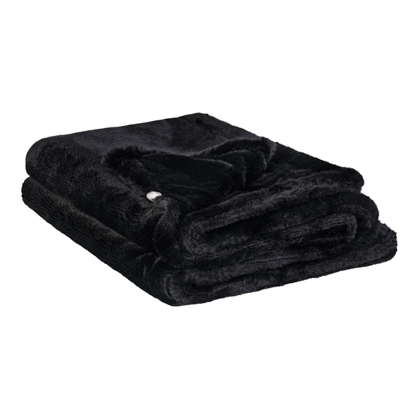 Pet Comfort Lodix  Siyah Köpek Battaniyesi M 100x70cm - Resim 3