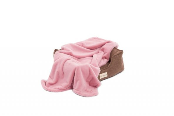 Pet Comfort Lodix  Toz Pembe Kedi ve Köpek Battaniyesi S 70x50cm - 2