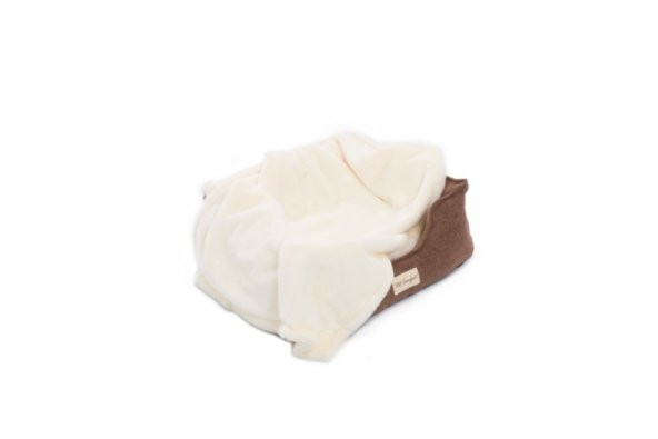 Pet Comfort Lodix  Ekru Köpek Battaniyesi M 100x70cm - Resim 3