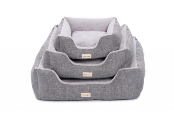 Pet Comfort Echo  Gri-Gri Kedi ve Köpek Yatağı S 60x50cm - 7