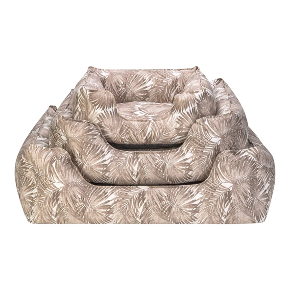 Pet Comfort Alpha  Açık Kahverengi-Beyaz Köpek Yatağı L 105x85cm - Resim 4