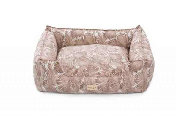 Pet Comfort Alpha  Açık Kahverengi-Beyaz Köpek Yatağı L 105x85cm - 1