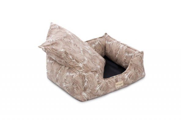 Pet Comfort Alpha  Açık Kahverengi-Beyaz Köpek Yatağı L 105x85cm - 3