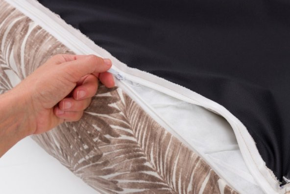 Pet Comfort Alpha  Açık Kahverengi-Beyaz Köpek Yatağı L 105x85cm - 6
