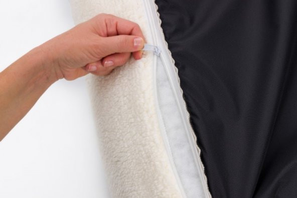 Pet Comfort Echo  Ekru-Ekru Kedi ve Köpek Yatağı S 60x50cm - Resim 6