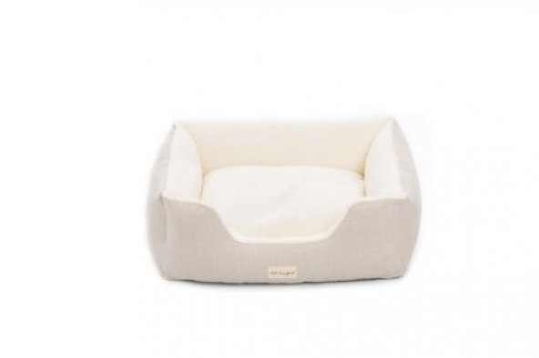 Pet Comfort Echo  Ekru-Ekru Köpek Yatağı M 80x65cm - Resim 8