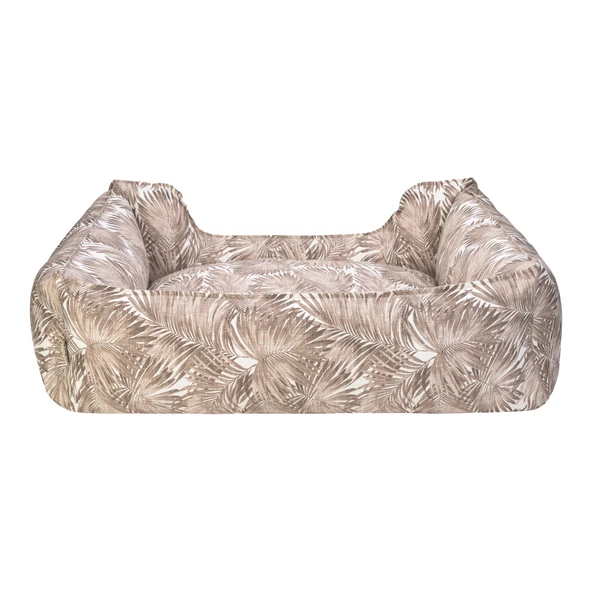 Pet Comfort Alpha  Açık Kahverengi-Beyaz Köpek Yatağı L 105x85cm - Resim 3