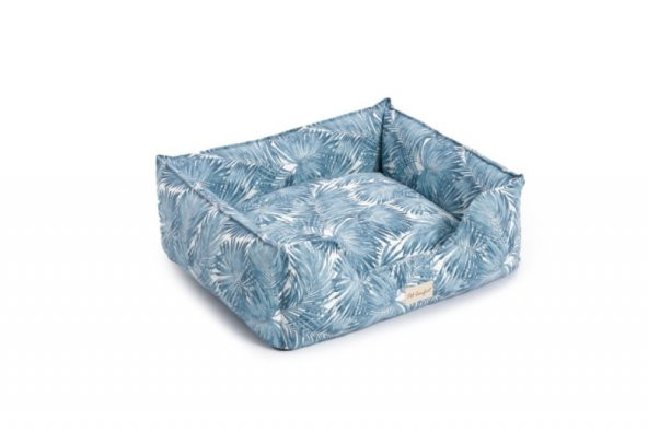 Pet Comfort Alpha  Mavi-Beyaz Köpek Yatağı M 80x65cm - Resim 2