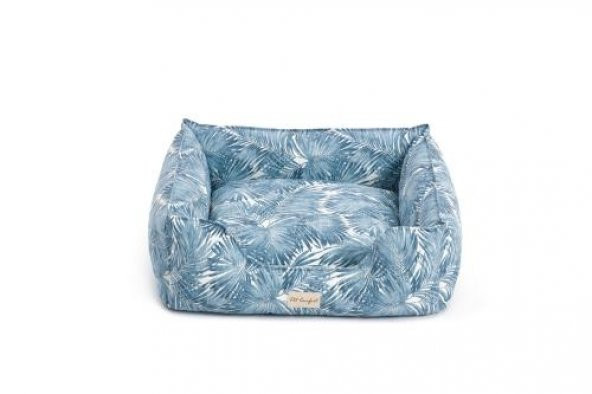 Pet Comfort Alpha  Mavi-Beyaz Köpek Yatağı M 80x65cm - Resim 8