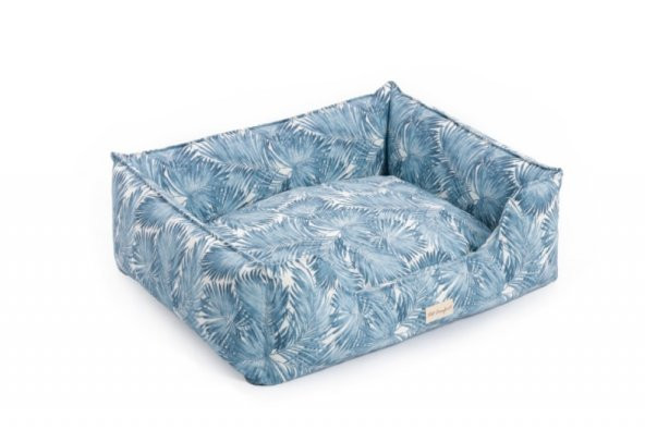 Pet Comfort Alpha  Mavi-Beyaz Köpek Yatağı L 105x85cm - Resim 2