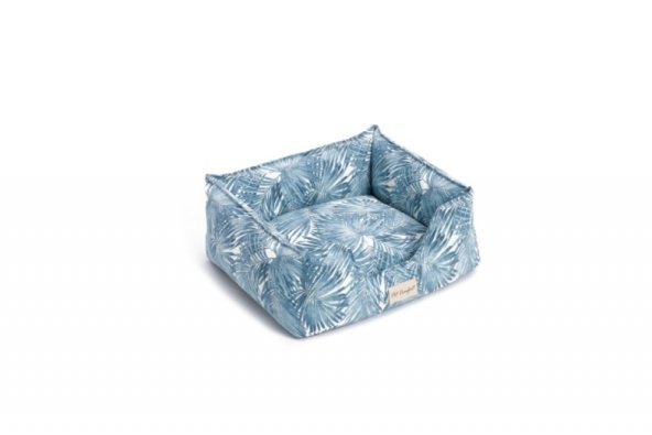 Pet Comfort Alpha  Mavi-Beyaz Kedi ve Köpek Yatağı S 60x50cm - 2