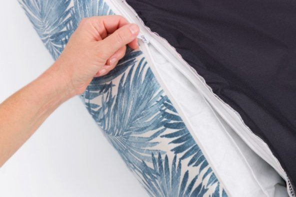 Pet Comfort Alpha  Mavi-Beyaz Köpek Yatağı L 105x85cm - Resim 6