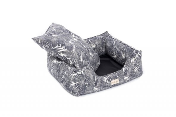 Pet Comfort Alpha  Siyah-Beyaz Köpek Yatağı L 105x85cm - Resim 3