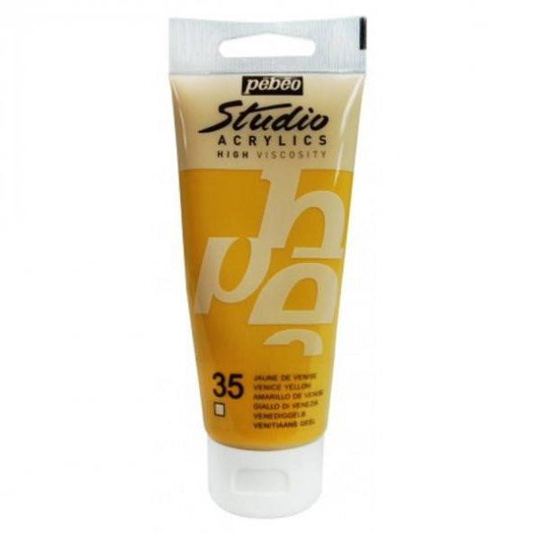 Pebeo Studio Akrilik Boya 100 ml. 35 Venice Yellow