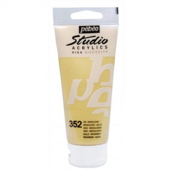 Pebeo Studio Akrilik Boya 100 ml. 352 Iridescent Gold