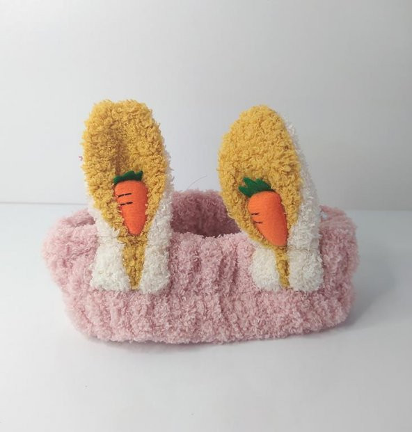 Bandana Peluş 1 Adet Sevimli Tavşan Kulak Havuç Saç Çember Ve Kafa Bandı