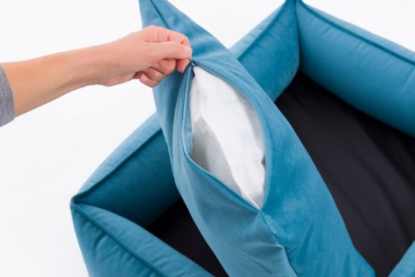 Pet Comfort Delta  Mavi Köpek Yatağı L 105x80cm - Resim 3