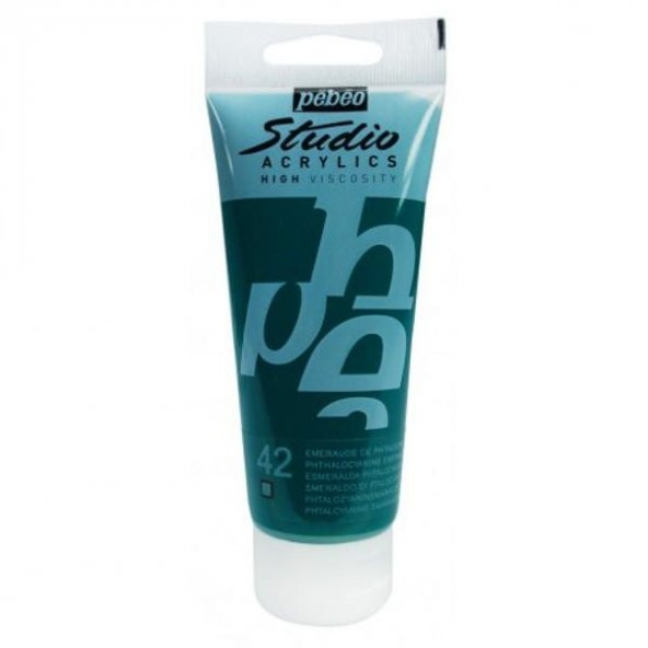 Pebeo Studio Akrilik Boya 100 ml. 42 Phthalocyanine Emerald Green
