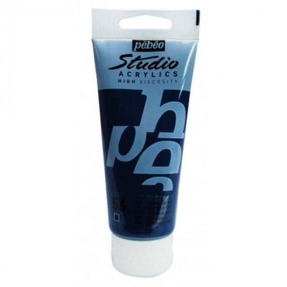 Pebeo Studio Akrilik Boya 100 ml. 56 Prussian Blue Hue