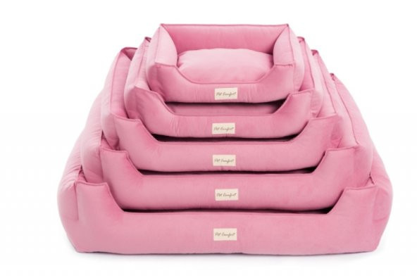 Pet Comfort Delta  Pembe Köpek Yatağı M 90x70cm - Resim 6