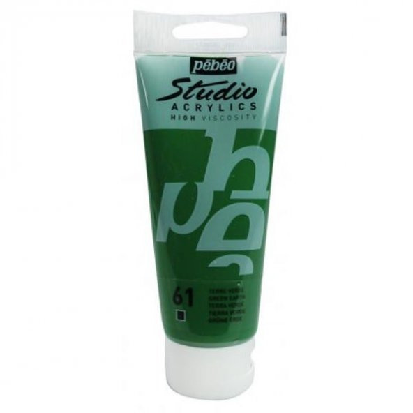 Pebeo Studio Akrilik Boya 100 ml. 61 Green Earth