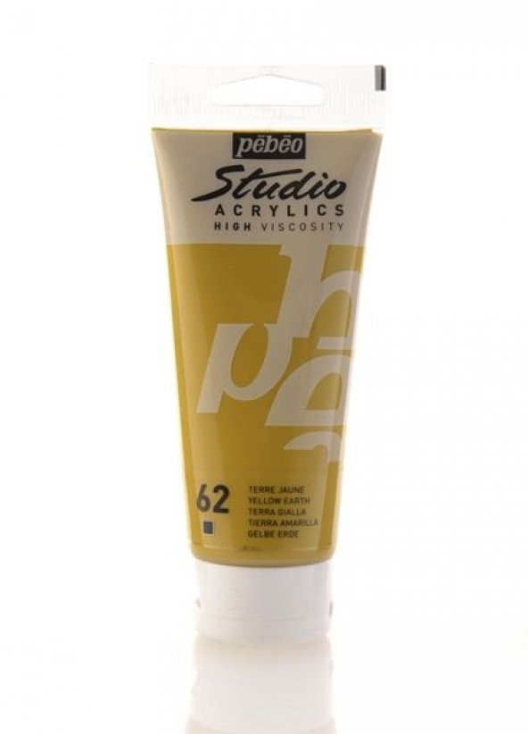 Pebeo Studio Akrilik Boya 100 ml. 62 Yellow Earth