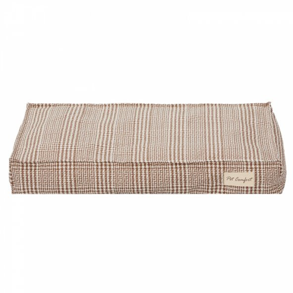 Pet Comfort Lima  Bej Kareli Köpek Yatağı L 110x75cm - Resim 2